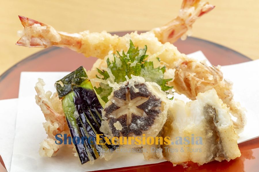 Anago Tempura on Shore Excursions in Hitachinaka from Port