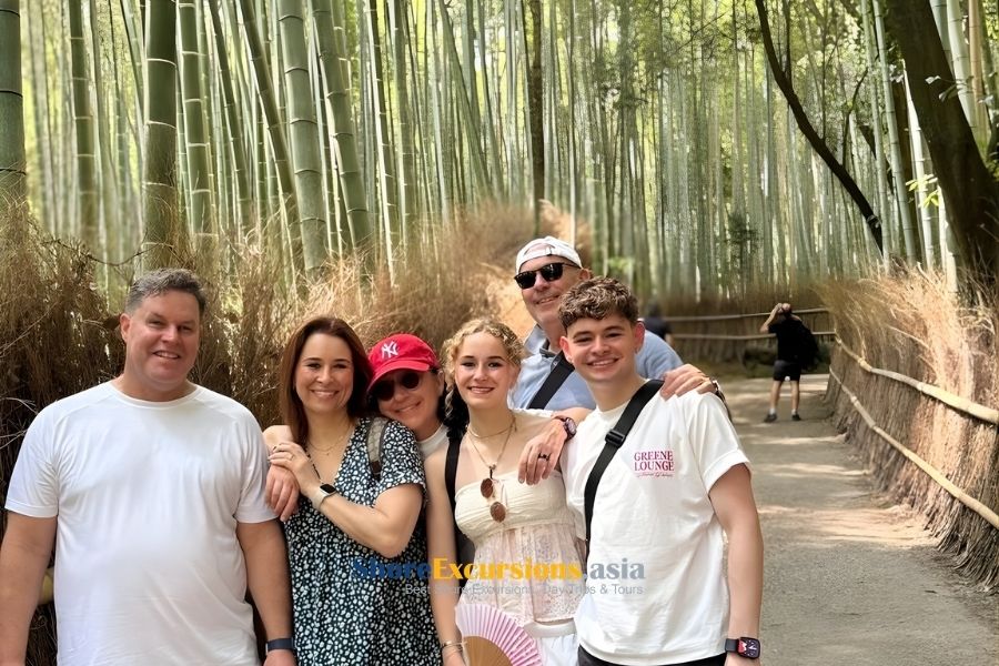 Arashiyama Bamboo Grove on Osaka cruise excursions