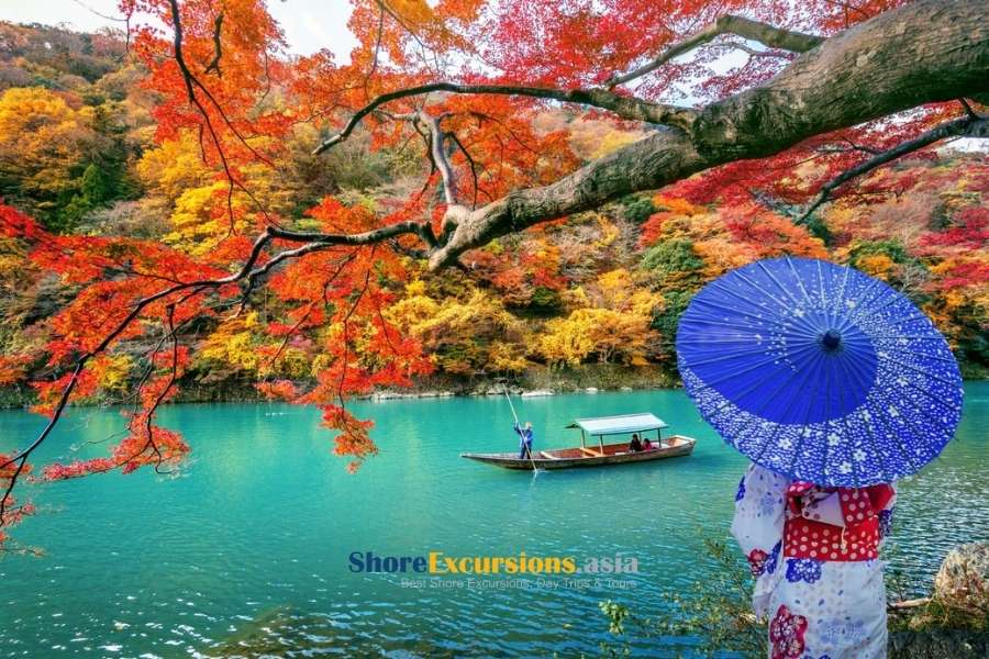 Arashiyama Japan Fall Foliage