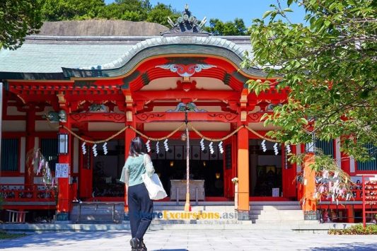 Awashima Shrine on Wakayama shore tours