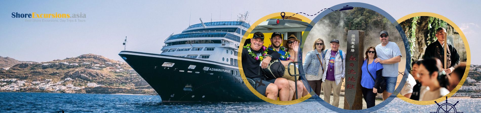 Azamara Pursuit shore excursions banner