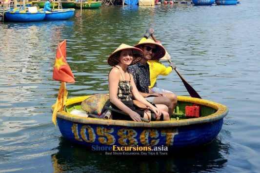 Bamboo basket boat experience - Hoi An shore excursions