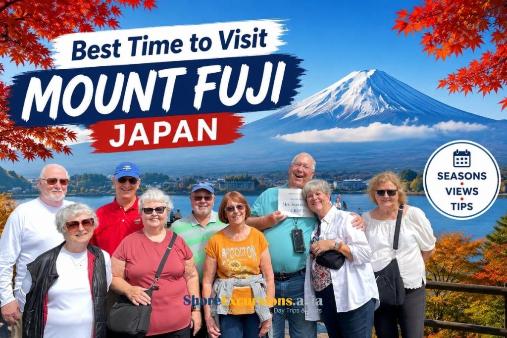 Best time to visit Mount Fuji Japan