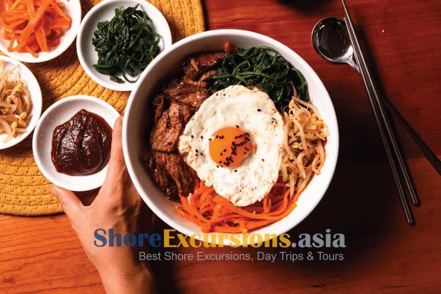 Bibimbap on Korea Shore Excursions