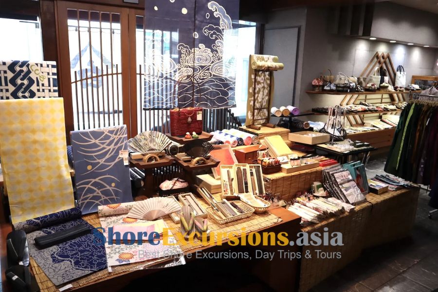 Buy Kimono Accessories as Cruise souvenirs at Japan port