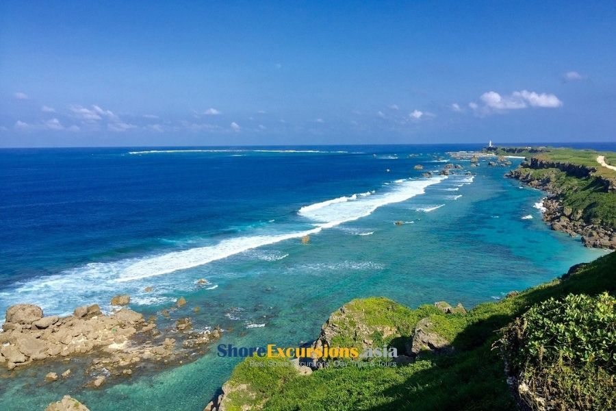 Cape Higashi-Hennazaki on Miyakojima day tours