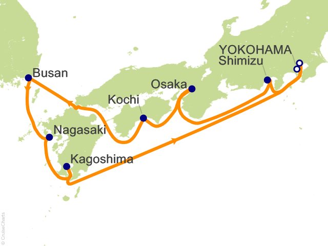 Celebrity Millennium Itineraries April 21 2026 - Japan Shore Excursions