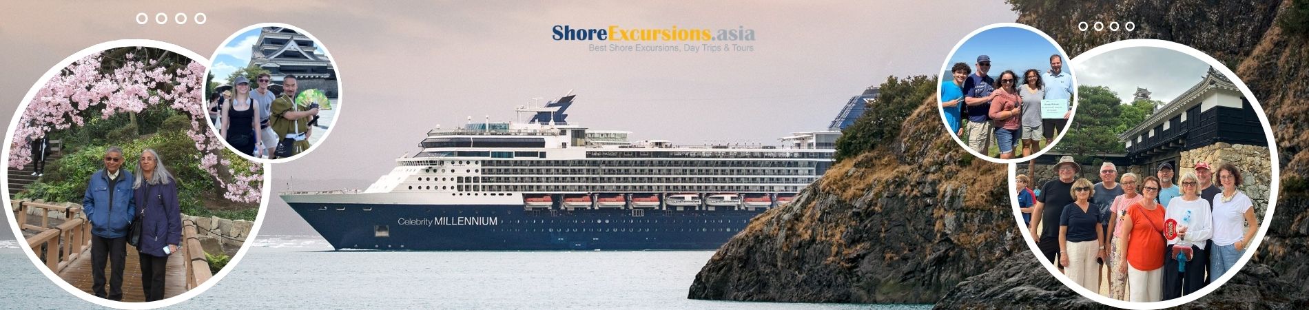Celebrity Millennium shore excursions banner