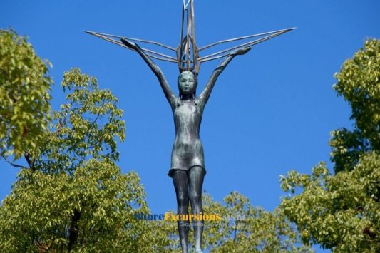 Children's Peace Monument on Hiroshima shore tours (1)