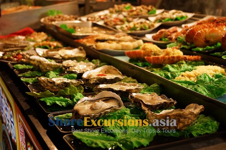 Cijin seafood - Taiwan shore excursions from ports