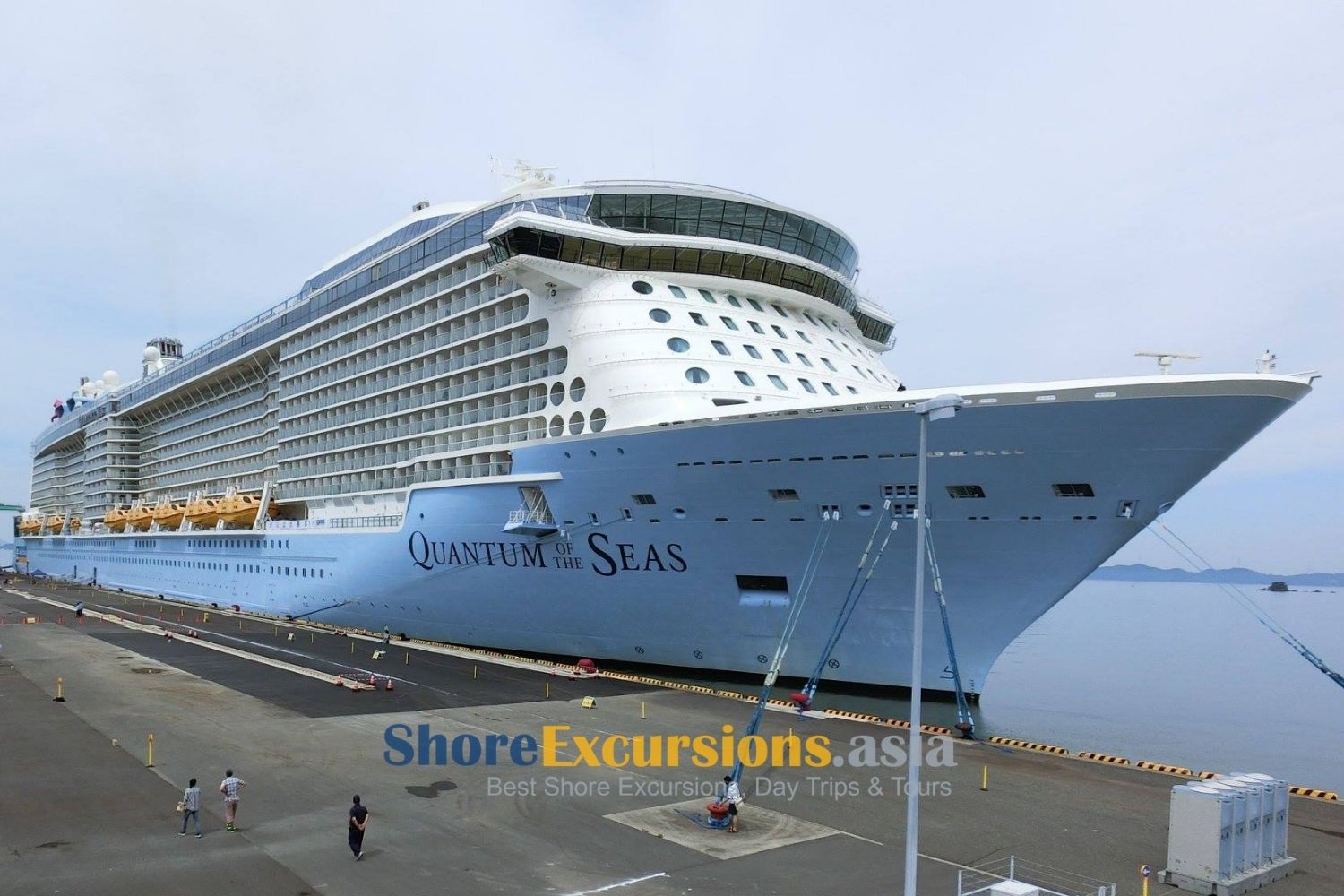 Cruise ship docking at Kumamon Port Yatsushiro
