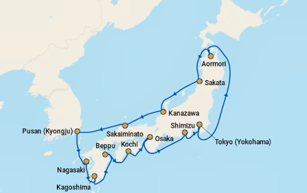 Diamond Princess shore excursions Nov 11