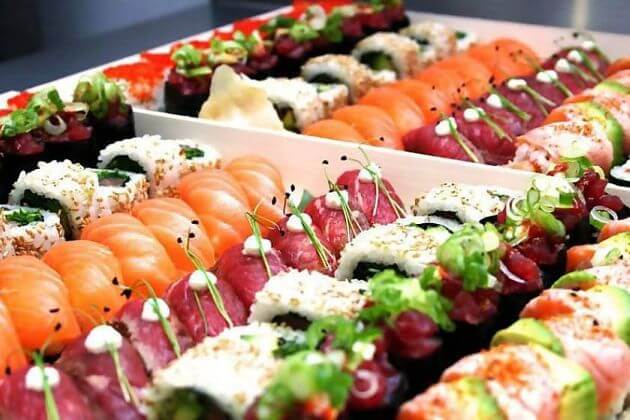 Different Types of sushi