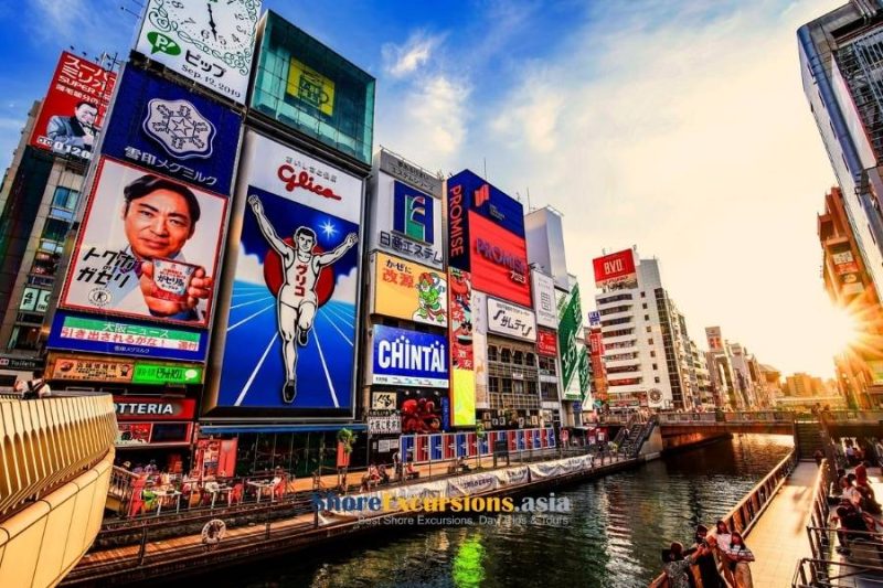 Dotonbori on Osaka cruise excursions