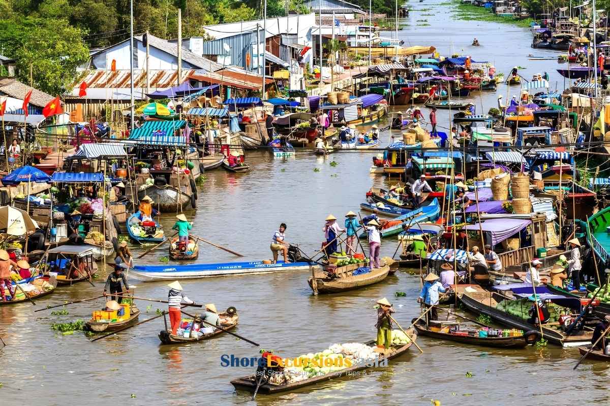 Floating markets of Vietnam's Mekong Delta