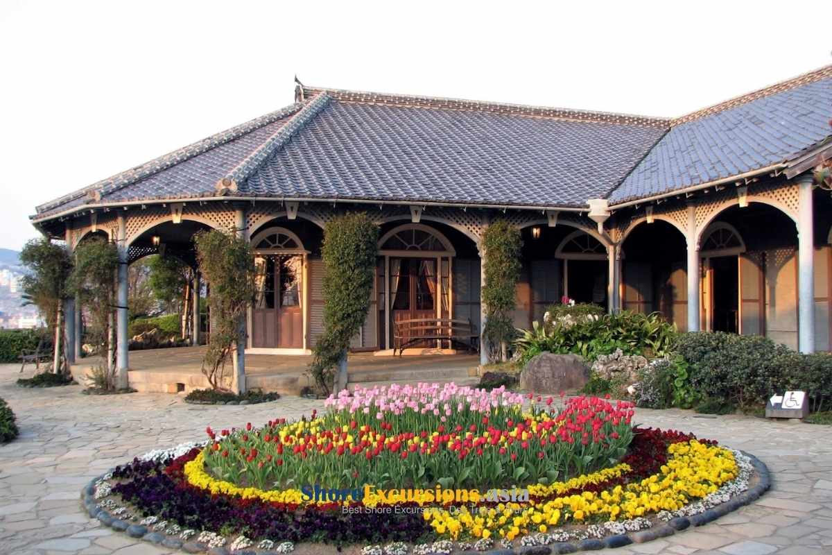 Former Glover House in Glover Garden in Nagasaki