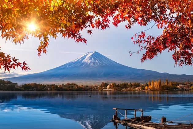 Fuji Five Lakes autumn foliage