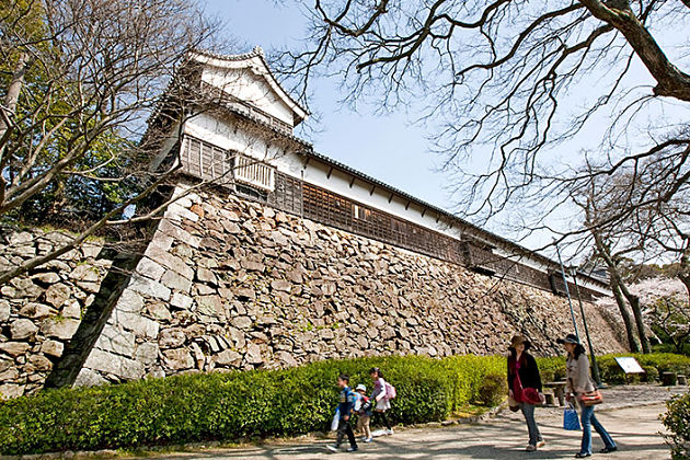 Fukuoka shore excursions Castle Ruins