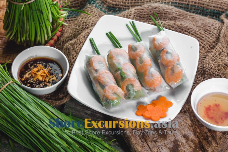 Goi cuon on shore excursions from Phu My port