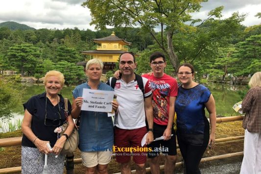 Golden Pavilion on Kyoto shore excursions