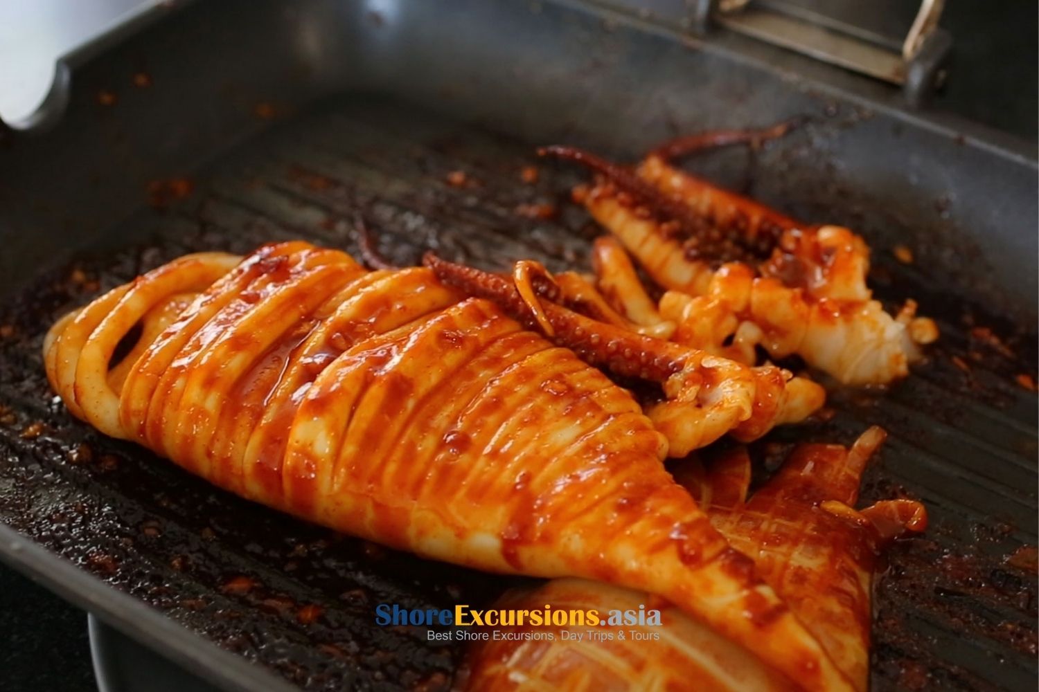 Grilled Fresh Squid - Must-try food in Halong