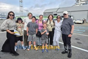 Guests arrive at Busan Cruise Port