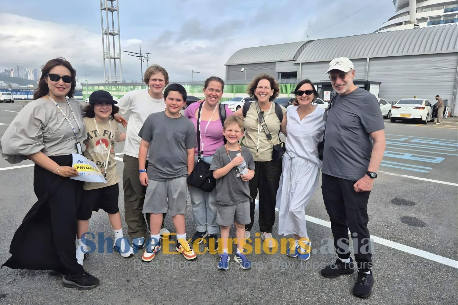 Guests arrive at Busan Cruise Port