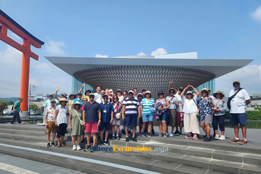 Guests at Mt. Fuji World Heritage Centre
