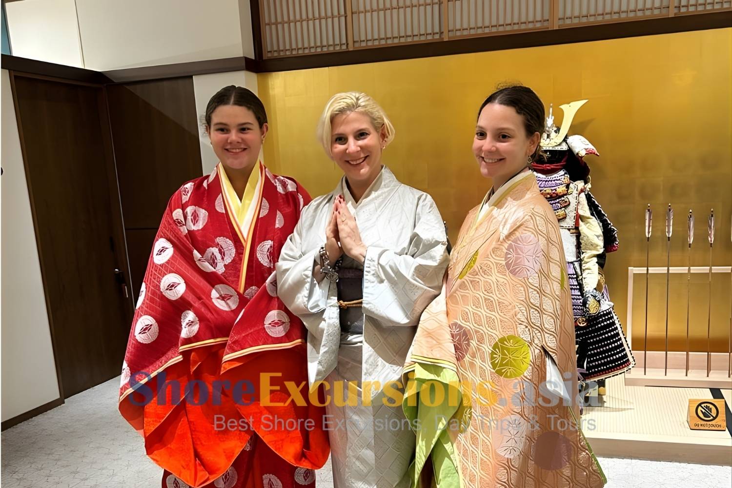 Guests on Kagoshima Shore Excursions