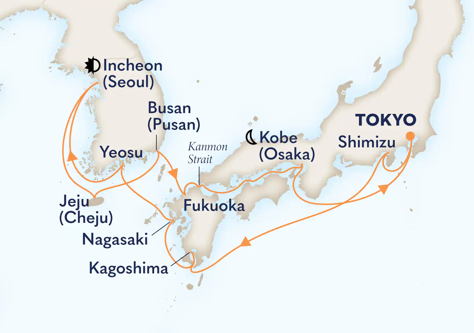 HAL Westerdam shore excursions - Itinerary Oct 24