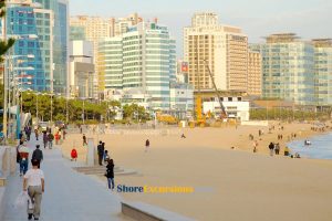 Haeundae Beach on Busan Shore Excursions