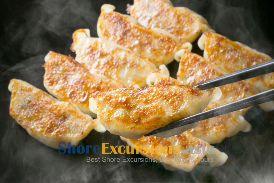 Hakata Gyoza on Fukuoka shore excursions