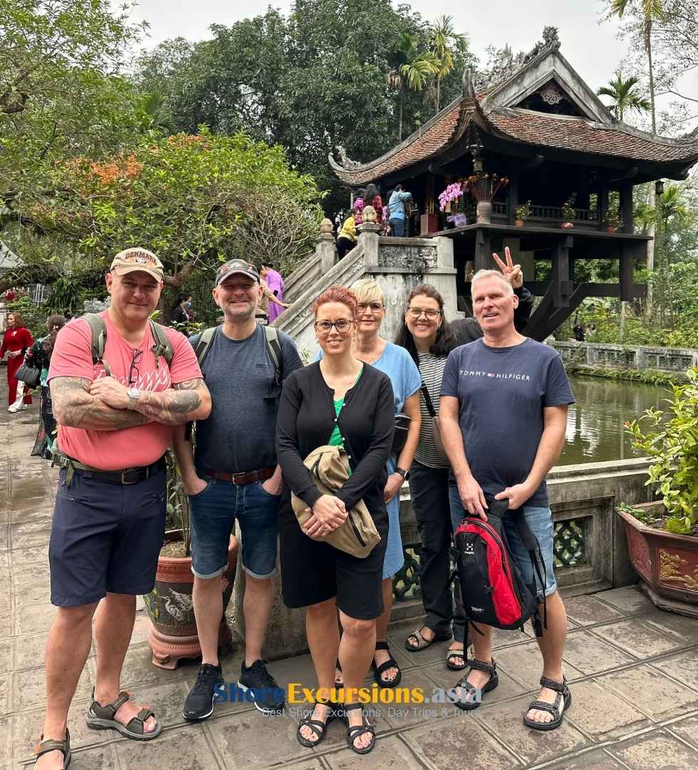 Hanoi shore tour from port with local