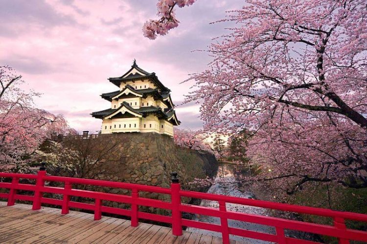 Hirosaki Castle in Aomori shore excursions