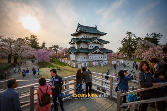 Hirosaki Park on Aomori shore excursions