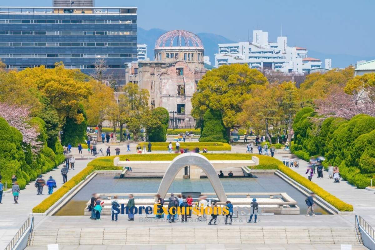 Hiroshima Peace Memorial Park on shore excursions