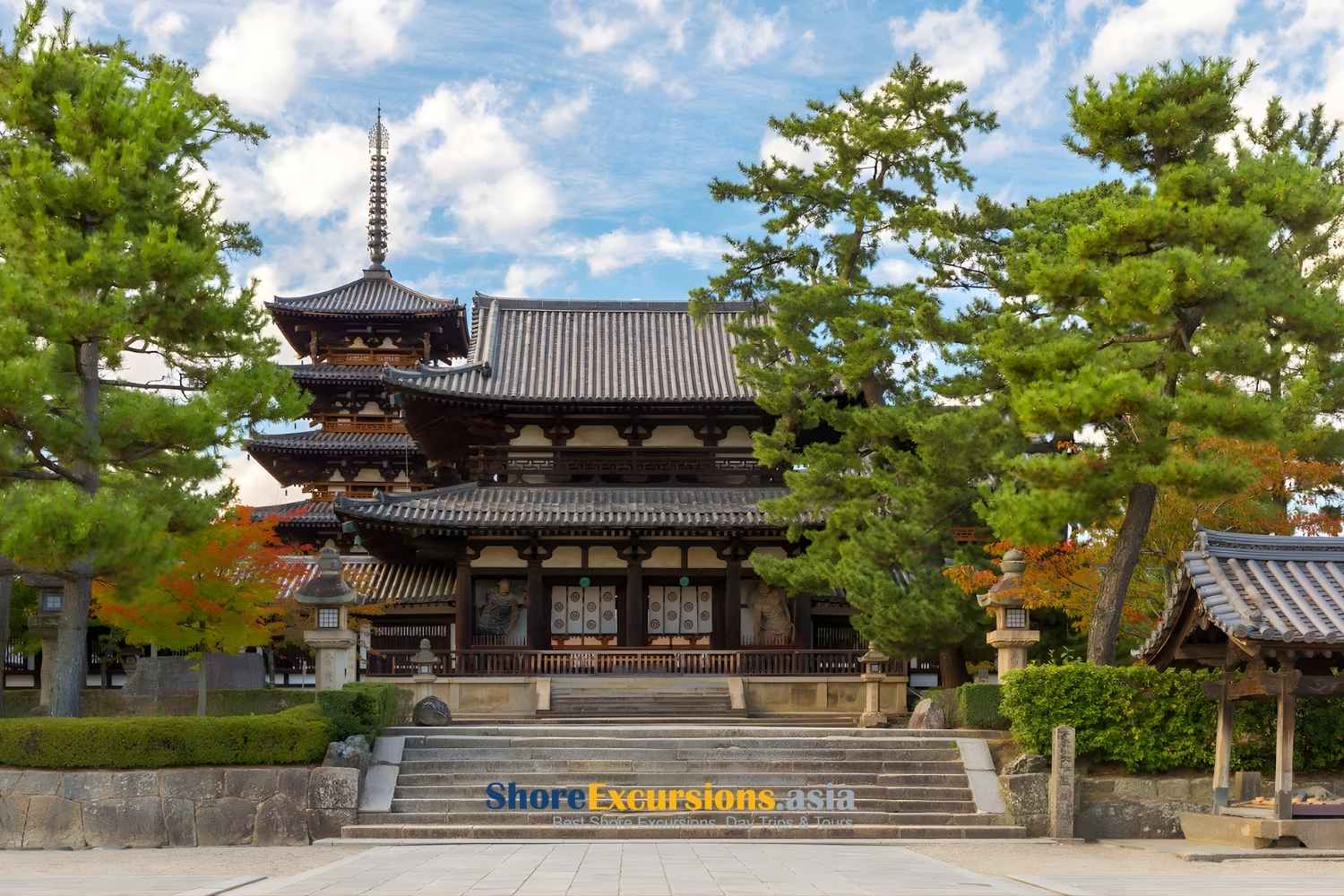 Horyu-ji Temple in Japan