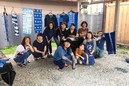 Indigo Dyeing Workshop on Tokushima shore excursions