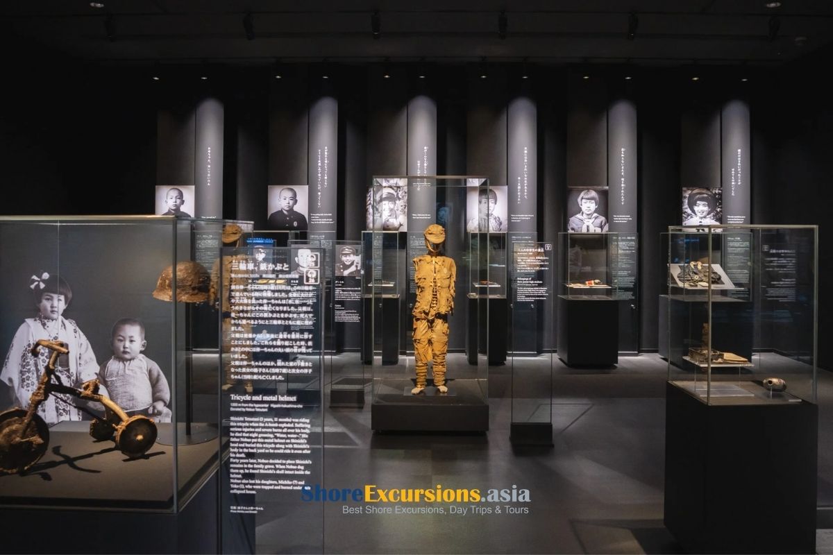 Inside Atomic Bomb Museum in Nagasaki