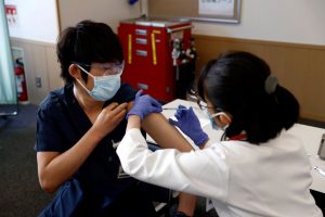 Japan Applies COVID-19 Vaccination Campaign