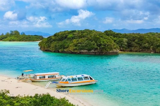 Kabira Bay on Ishigaki shore excursions