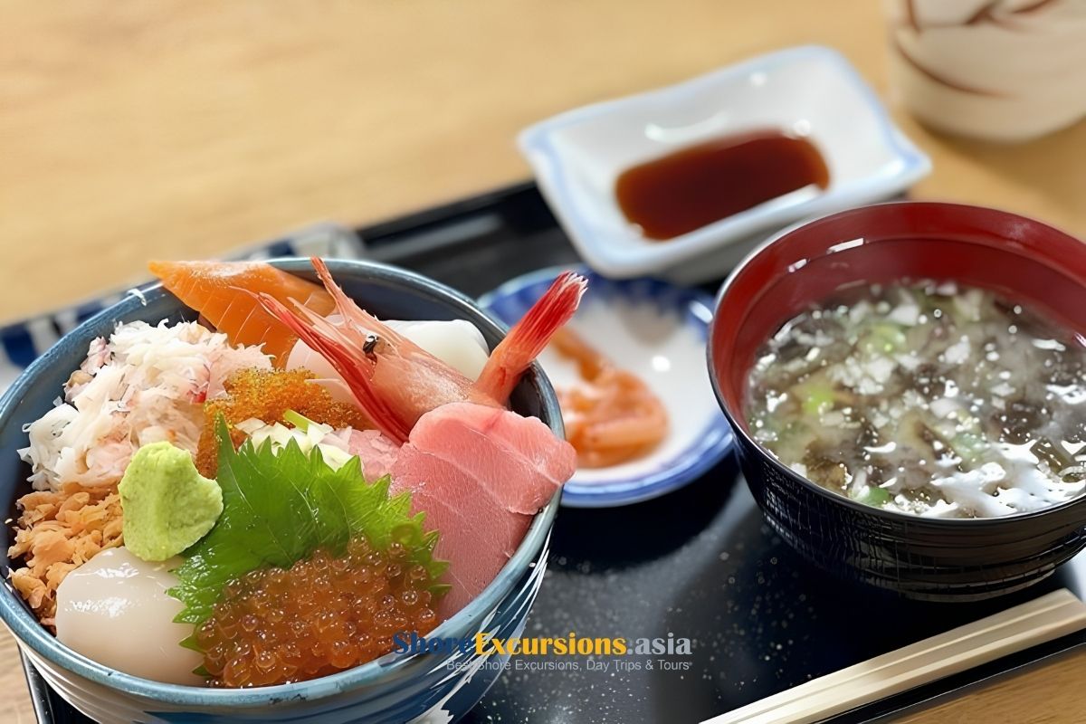 Kaisen-don from Japanese port