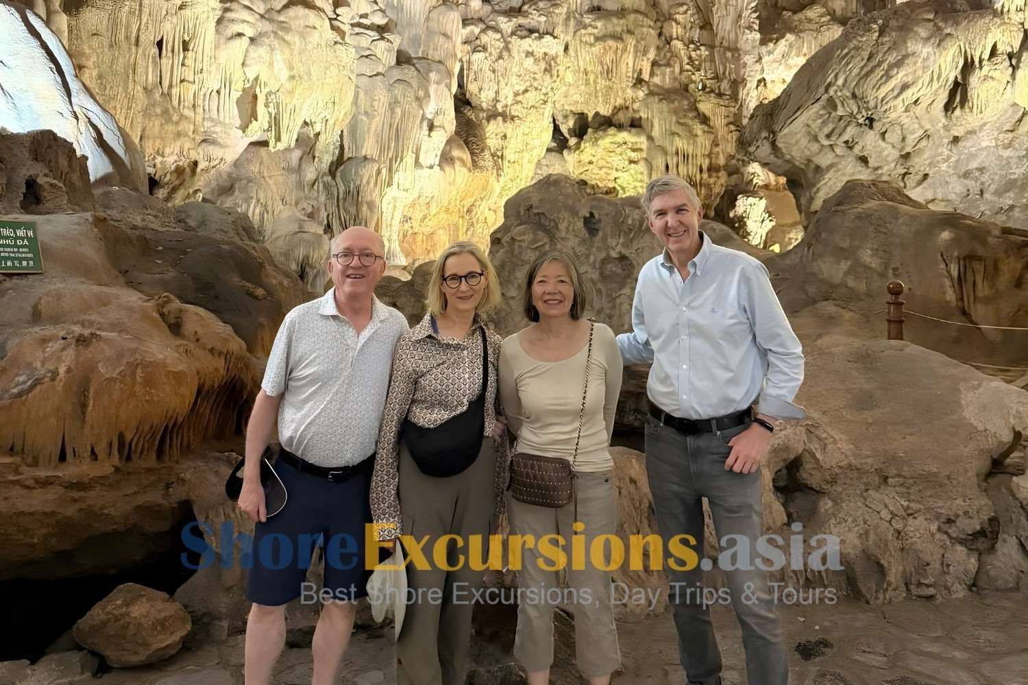 Limestone Caves on Halong Bay shore excursions