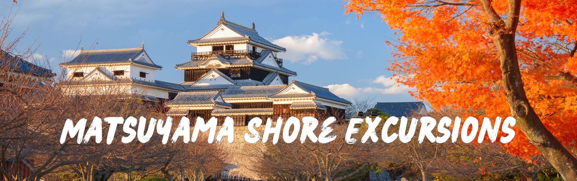 Matsuyama shore excursions banner