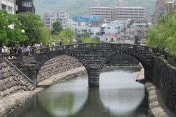 Meganebashi Bridge Nagasaki shore excursions