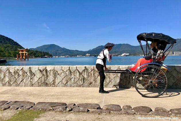 Miyajima rickshaw experience