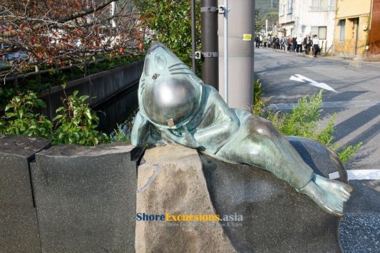 Mizuki Shigeru Road on Sakaiminato shore tours