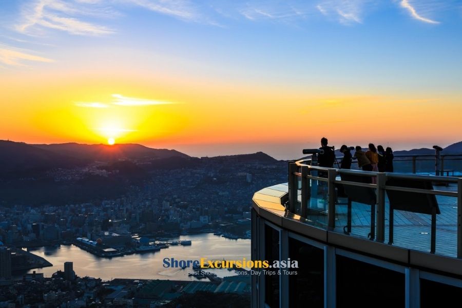 Mount Inasa on Nagasaki shore trips