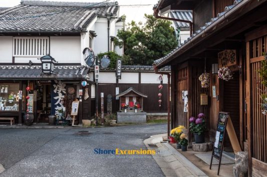 Naramachi District on Osaka shore excursions
