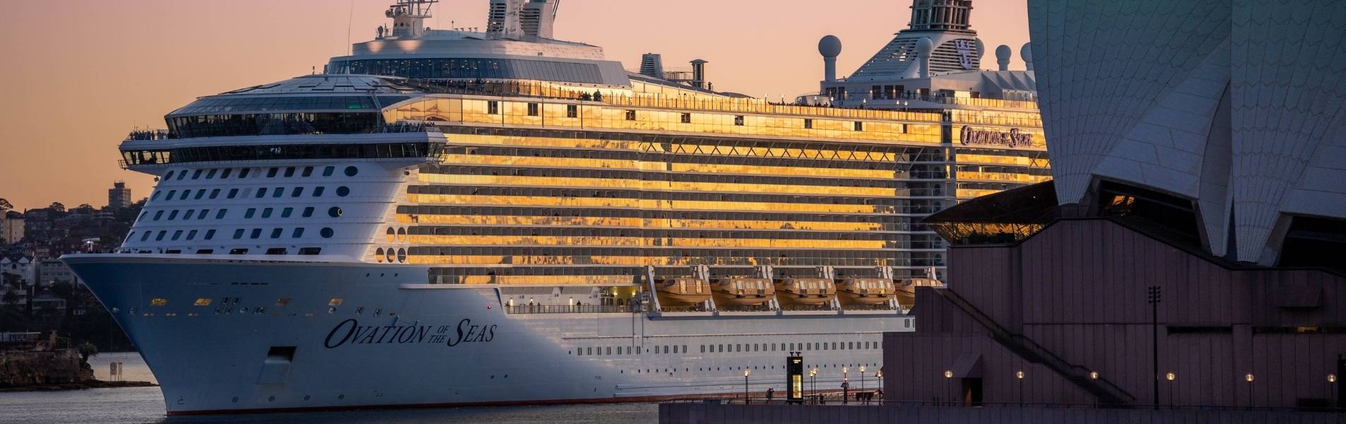 Ovation of the Seas cruise excursions banner